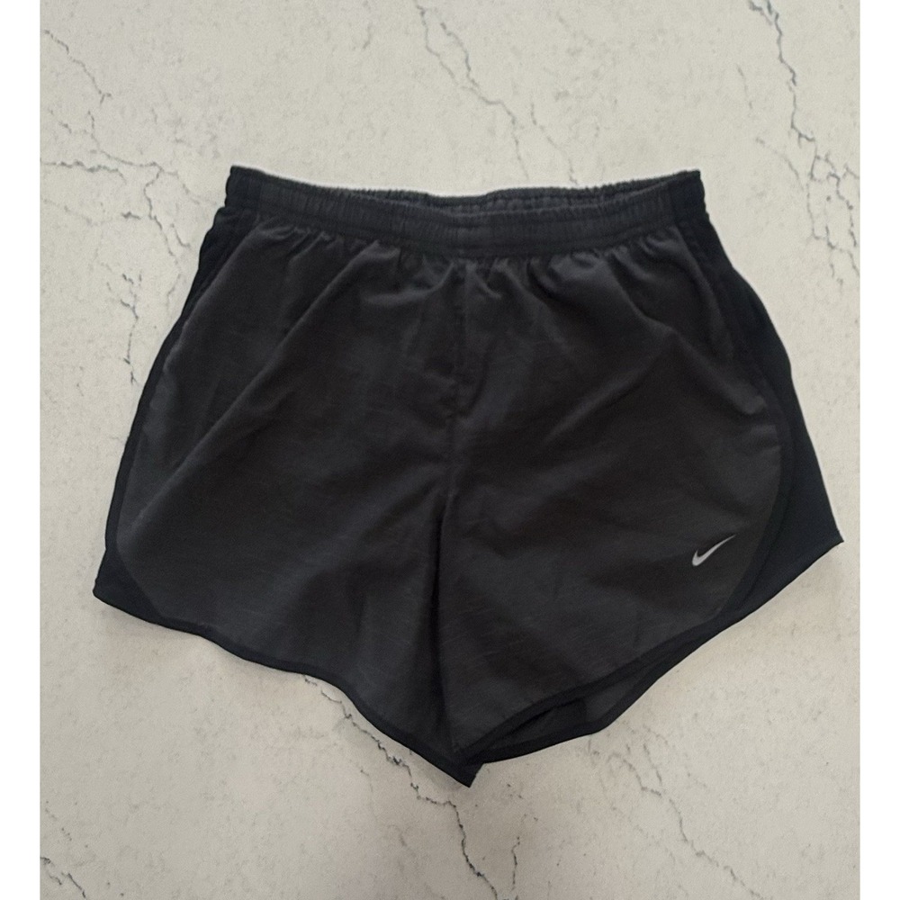 Nike Dri-Fit Running Shorts Youth Girls Size XL Black Gray